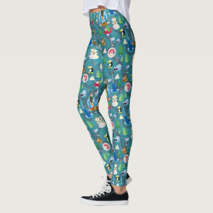 Leggings Buddy l'elfe et personnages Motif Turquoise