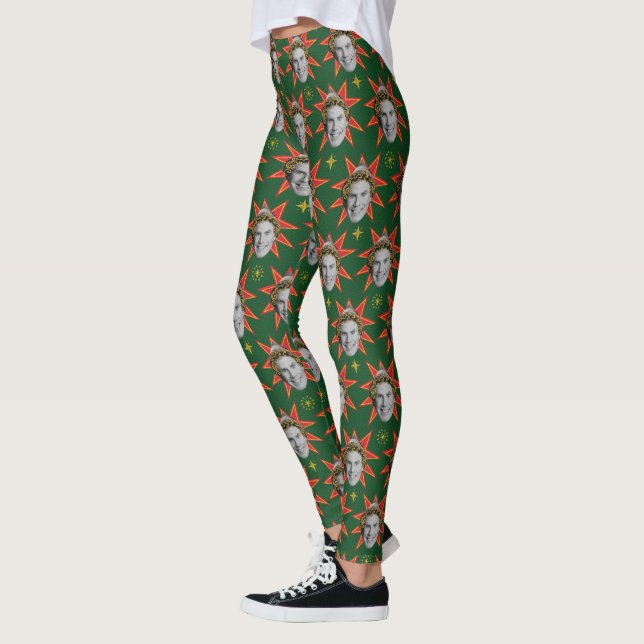 Leggings Buddy the Elf Emotions Pattern (Gauche)