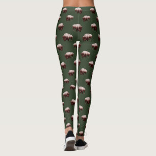 Leggings Buffalo Roam sur Green