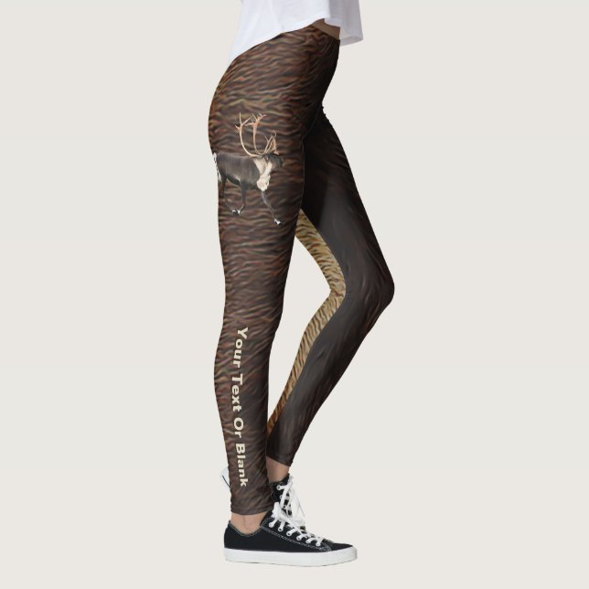 Leggings Bull Caribou Sur La Fourrure De Reindeer (Droite)