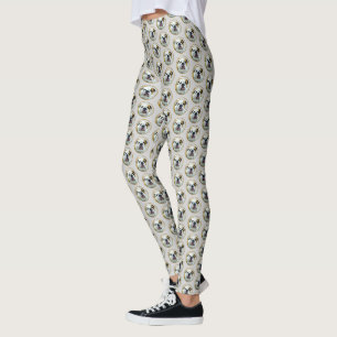 Leggings Bulldog Painting - Joli art original chien
