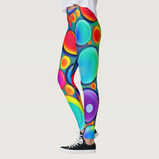 Leggings Bulles Arc-en-Ciel