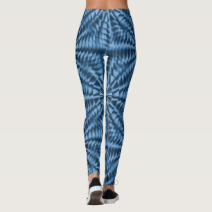 Leggings Bulles bleues argentées....