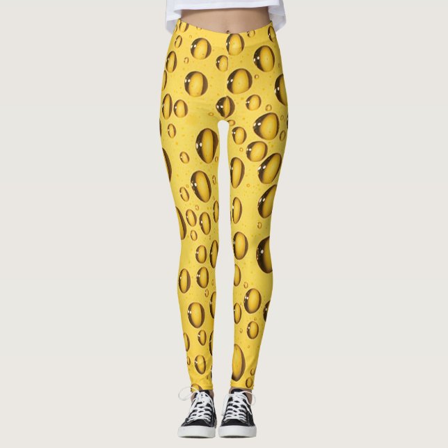 Leggings Bulles de bière Pas de mousse - Amateur de bière (Devant)