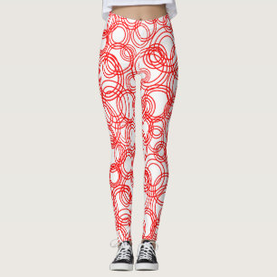 Leggings Bulles rouges