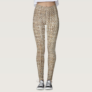 Leggings Burlap Hessian Arrière - plan Texture