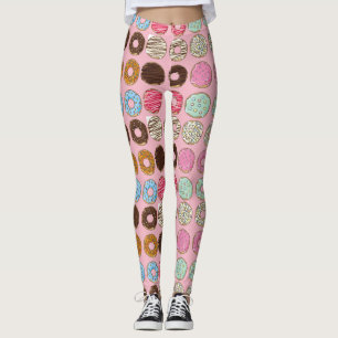 Leggings Butées toriques arrosées givrées de rose et de