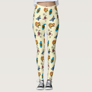 Leggings Butterflies Snails Insects Thunder_Cove