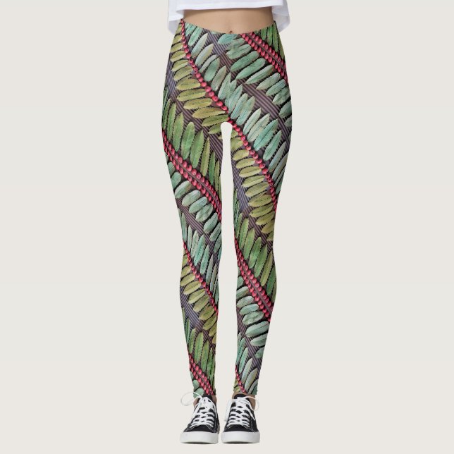 Leggings by BINGALUM Designs "AUTUMN SOLDIERS" (Vorderseite)