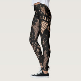 Leggings Cabaret Black Lace