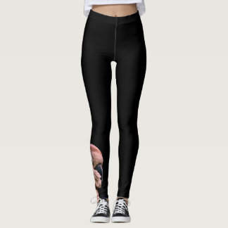 Leggings Cacatoès moluquois rose
