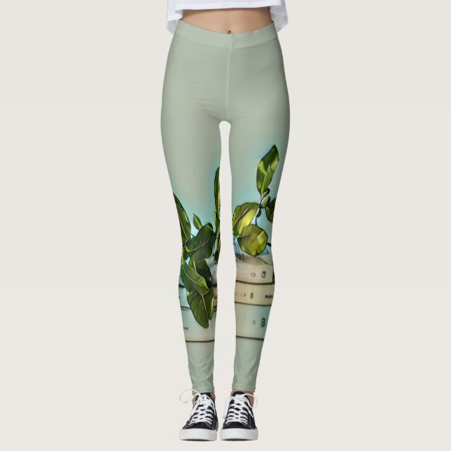 Leggings Cadeau d'anniversaire du bibliothécaire (Devant)