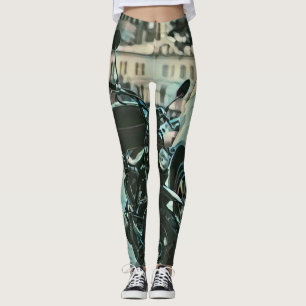 Leggings cadeau moto vintage