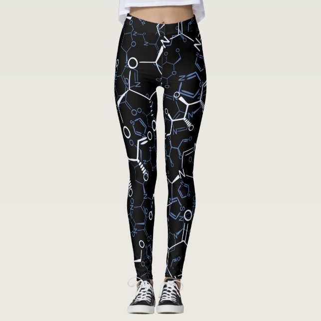 Leggings Cadeaux de chimie de formule chimique (Devant)
