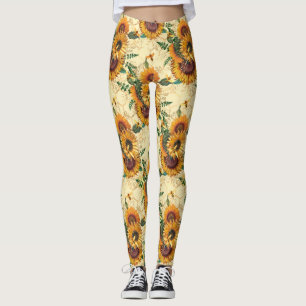 Leggings Cadeaux de tournesol Tournée de tournesol entour