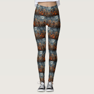 Leggings Cairn Terrier Halloween Squelettes