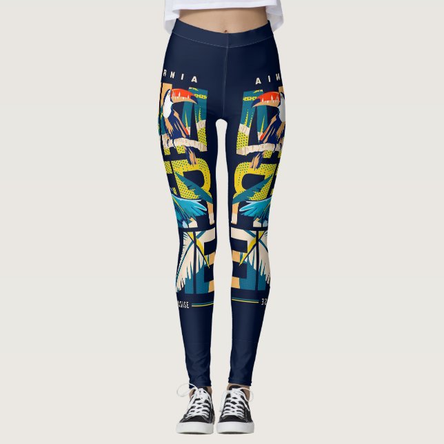 Leggings California surf (Vorderseite)