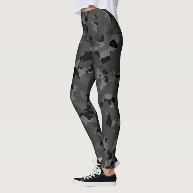 Leggings Camo noir (Gauche)