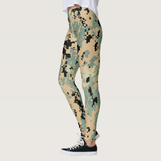 Leggings Camo numérique – Grand motif de camouflage