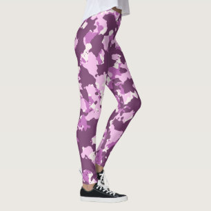 Leggings Camo rose rose