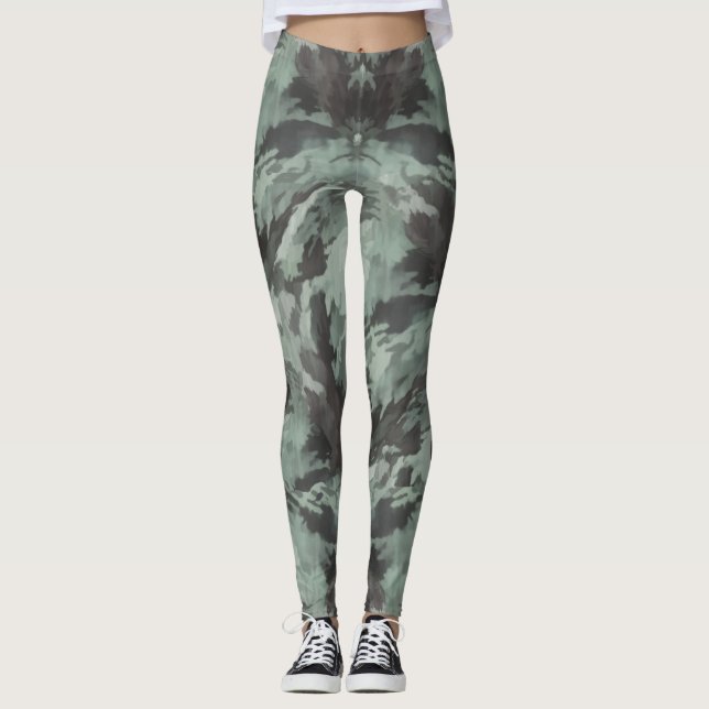 Leggings Camo Vert (Devant)