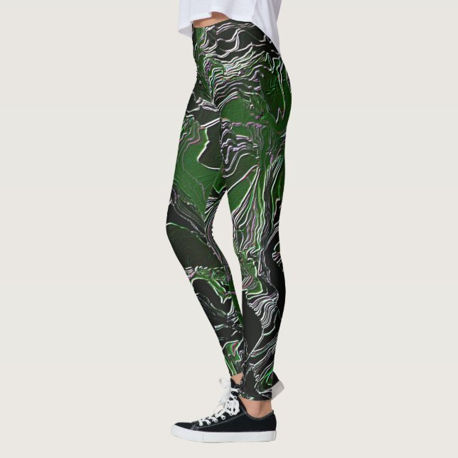 Leggings Camo vert (Gauche)