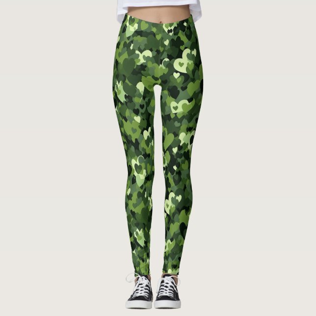 Leggings Camouflage cardiaque (Devant)
