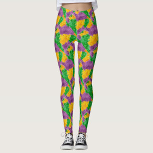 Leggings Camouflage de Pointillize d'aquarelle de mardi