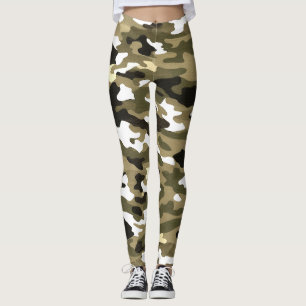 Leggings Camouflage de style militaire Fatigue GI Design af
