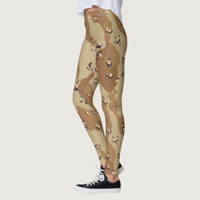 Leggings Camouflage du désert Motif militaire (Gauche)