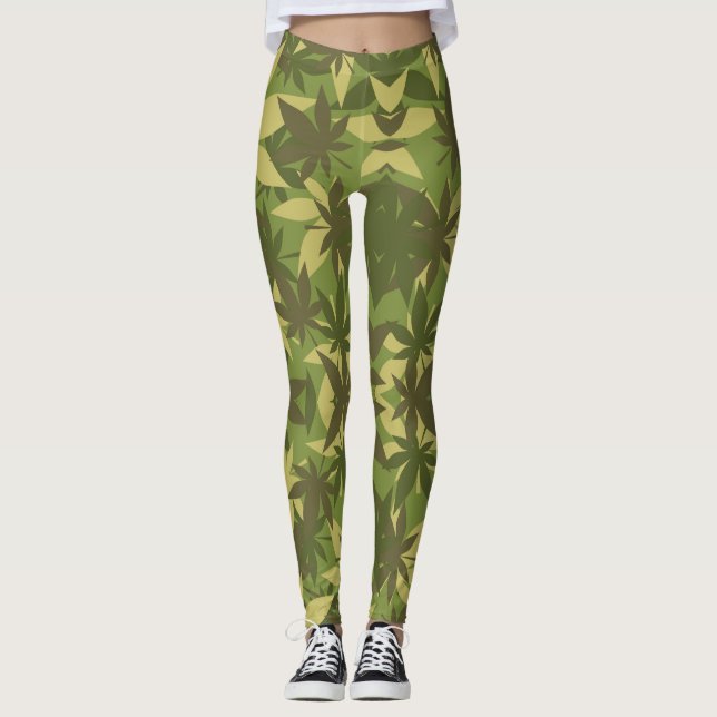 Leggings Camouflage Jah Armée (Devant)