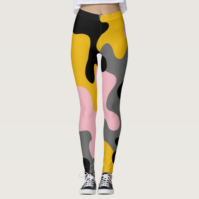 Leggings camouflage motif militaire (Devant)