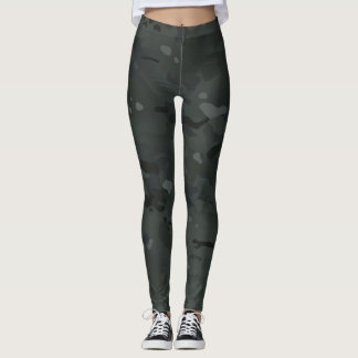 Leggings Camouflage noir I