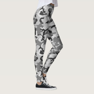 Leggings Camouflage urbain en bois Motif militaire