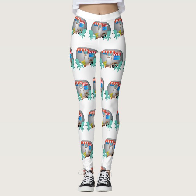 Leggings Camper Caravane Teardrop Thunder_Cove (Devant)
