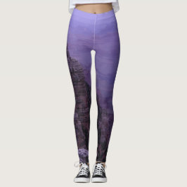 Leggings Canyon grand dans des guêtres pourpres