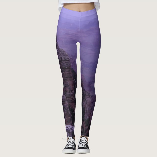 Leggings Canyon grand dans des guêtres pourpres (Devant)