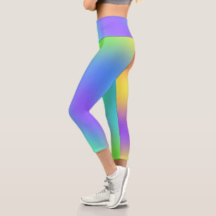 Leggings Capri à dégradé coloré