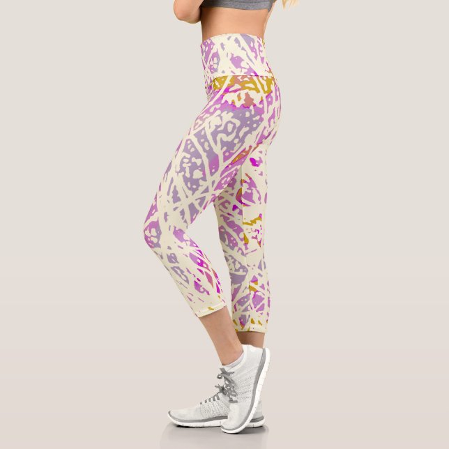 Leggings Capri Abstrait (Gauche)