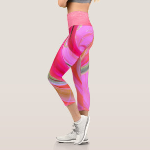 Leggings Capri Abstrait