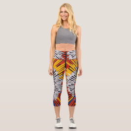 Leggings Capri Abstrait dans la bande : démarrage