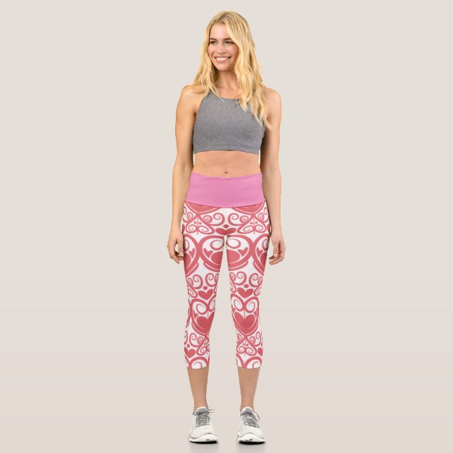 Leggings Capri Abstrait | Zazzle_Growshop. (Recto)