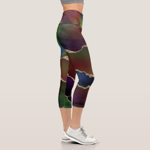 Leggings Capri Agate foncé intense   Moody Rainbow Jewel Tone