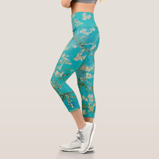Leggings Capri Almond Blossom Van Gogh