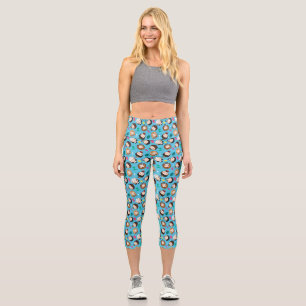 Leggings Capri AMIS™ Caractère Motif Chibi