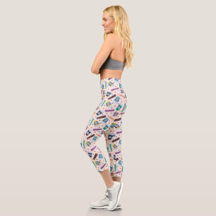 Leggings Capri AMIS™ Central Perk Vibrant Motif café