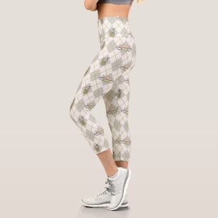 Leggings Capri AMIS™ Motif de Jacquard Perk Central