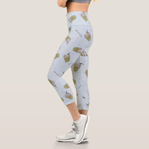 Leggings Capri AMIS™ Polka Dot Central Perk Motif