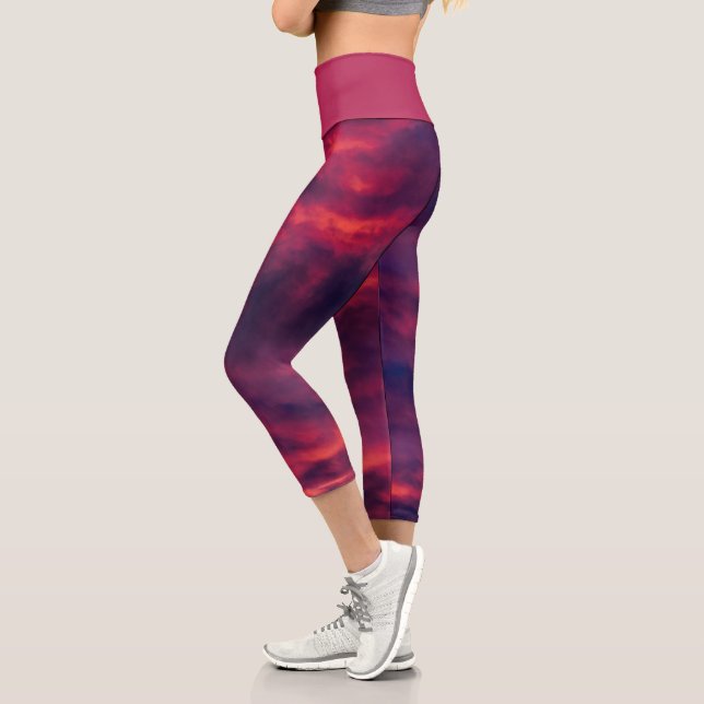 Leggings Capri août rouge (Gauche)