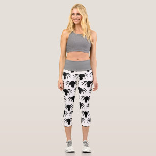 Leggings Capri Araignée noire